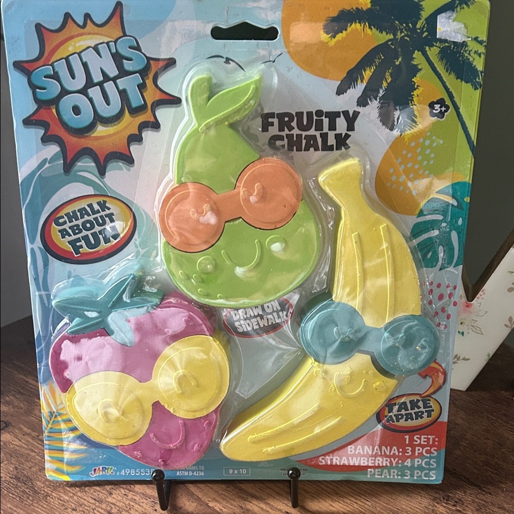 Fruity Chalk Set - Colorful Playtime Fun